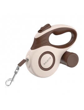 Rojeco A12 5M Automatic Retractable Dog Leash (brown)