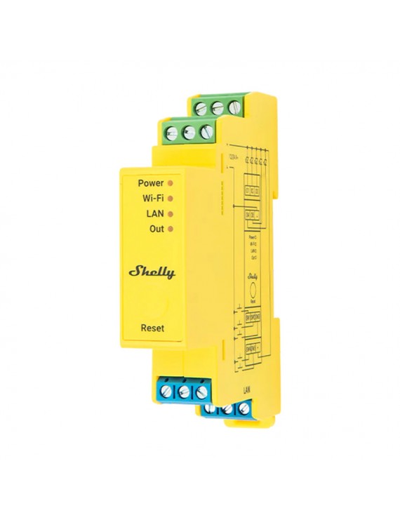 5-Channel DIN Rail Lighting Controller Shelly Pro RGBWW WiFi