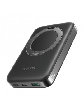 Joyroom JR-PBM12 22.5W Magnetic Wireless Power Bank with Ring Holder 10000mAh (Black)