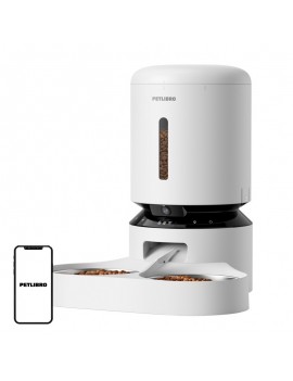 Petlibro Granary Camera Feeder Dobule Tray, 5L (white)