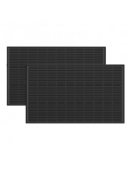 Photovoltaic panel set 2x EcoFlow 100W (rigid structure)