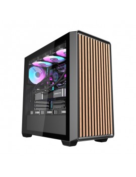 Darkflash DS900WD computer case (black) + 4 fans