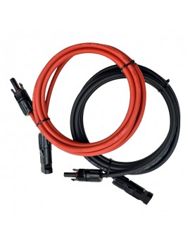 Set 2x Extension cable for solar panels MC4 2m