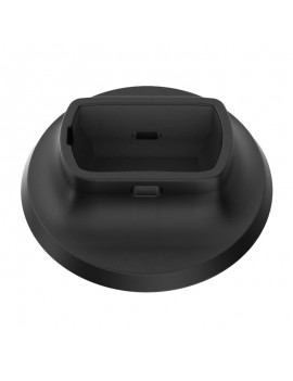 For Insta360 X5 PULUZ Silicone Dock Desktop Adhesive Base Bracket (Black)