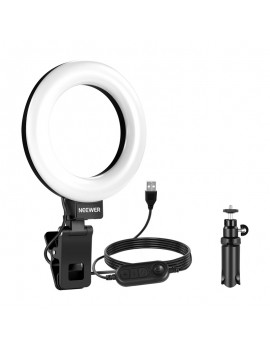 Neweer BR60 clip on ring light 5” / desk tripod