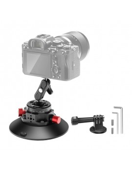 Neewer CA013 1/4 inch suction cup mount for sports cameras (DJI Action, GoPro, Insta360)