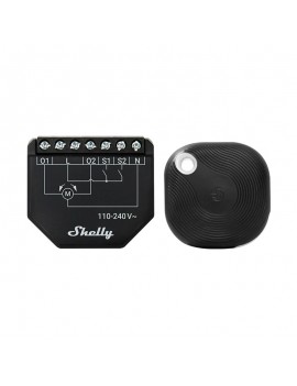 Blind/curtain WiFi controller Shelly Shutter + BLU Button Tough 1
