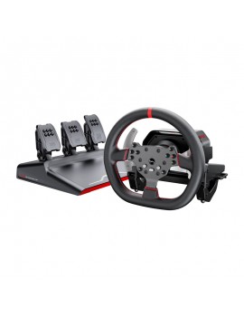 Gaming Set PXN-V10 Pro – Racing Wheel + Pedals + Mounting Clamps (PC / PS4 / Xbox One / Xbox Series X|S)