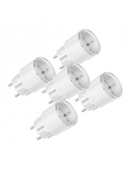 Set of 5 Shelly Plug S MTR Gen3 Smart Outlet (Black)