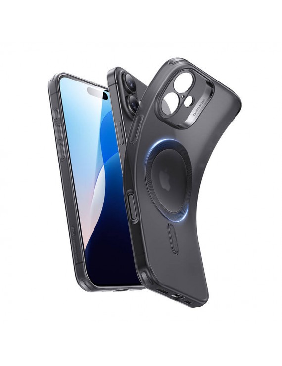 Zero Clear Case (HaloLock) ESR Compatible with iPhone 16 Plus (black)