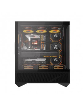 DarkFlash Computer Case DY460 Black with 4 ARGB fans