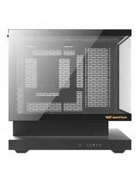 DarkFlash Computer Case F1 Black with 6 ARGB fans