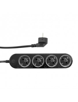 Smart 12A Shelly Power Strip 4 Gen4 Zigbee/Matter power strip black