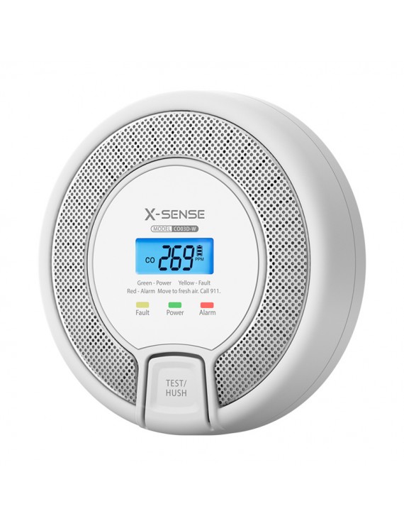 X-Sense CO-3D-W Link+ Interlinked Carbon Monoxide Detector