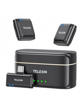 Microphone + Powerbank for Phones Telesin, (Type-C) Microphone + Powerbank for Phones Telesin, (Type-C)