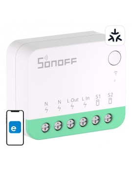 Smart mini switch WiFi Sonoff MINIR4M Matter (HomeKit, SmartThings, Home Assistant)