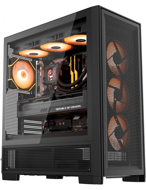 DarkFlash computer case AIRNOVA Black (+3 fans)
