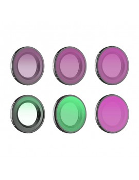 Lens Filter Set – Sunnylife 6pcs 1/4 Black Mist + CPL + ND8 + ND16 + ND32 + ND64 for Osmo Nano