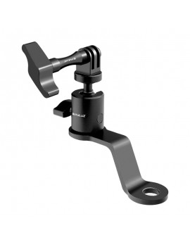 PULUZ Aluminum Motorcycle Mirror Camera Holder (Black)
