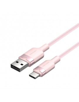 USB 2.0 A Male to C Male 3A Cable Vention CTNPH 2M (Pink) USB 2.0 A Male to C Male 3A Cable Vention CTNPH 2M (Pink)