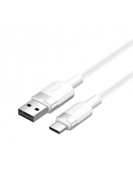 USB 2.0 A Male to C Male 3A Cable Vention CTNWH 2M (White) USB 2.0 A Male to C Male 3A Cable Vention CTNWH 2M (White)