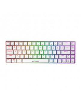 Fifine Mechanical keybord GK1W, 65% RGB (white)