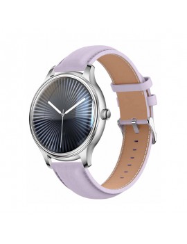 Smart Watch COLMI L28 Silver-Purple + Purple leather strap