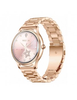 Smart Watch COLMI L28 (Gold + Gold steel strap)