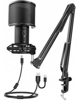 Fifine Condenser microphone T683 (black)