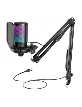 Fifine Gaming microphone with tripod A6T (Black)