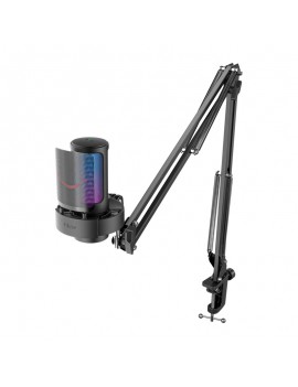 Fifine Condenser microphone A8T with mount (black)