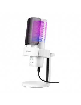 Fifine Studio microphone with stand A9W (white)