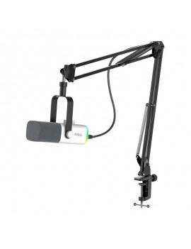 Fifine Gaming microphone AM8TW with boom arm (white)