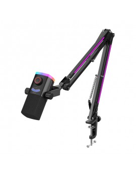 Fifine Dynamic microphone AM8proT with boom arm (black)