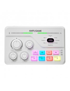 Fifine Gaming mixer SC8W RGB (white)