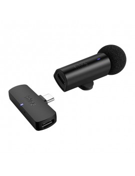 Fifine Wireless lavalier microphone M6, USB-C (black)