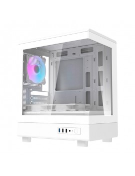 DarkFlash DB330M White Computer Case (+3 Fans) v2
