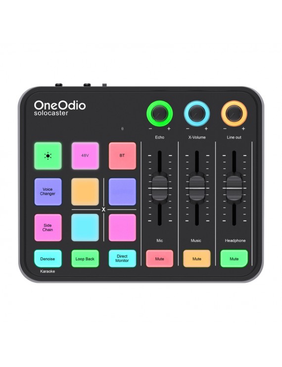 Audio Mixer & Sound Card OneOdio Solocaster