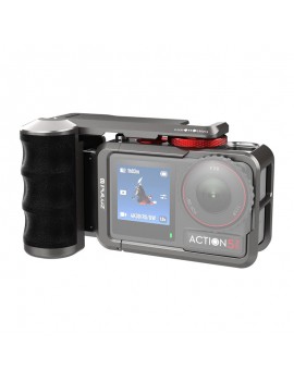 Puluz Metal Protective Case with Grip for DJI Osmo Action 5 Pro / Action 4 / Action 3
