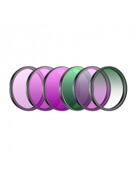 Filter set for DJI Action 6 (CPL/ND8/16/32/64/Black Mist 1/4)