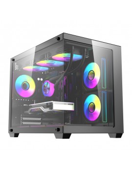 DarkFlash Computer Case B275 Black PRO (+6 Fans)