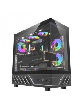 DarkFlash Computer Case DS950 Black (No Fans)