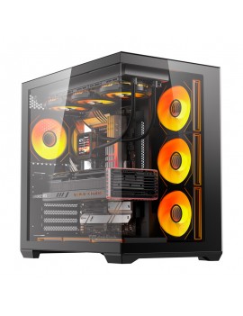 DarkFlash Computer Case C280 Black (+7 Fans)