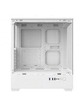 DarkFlash Computer Case C365 White (No Fans)
