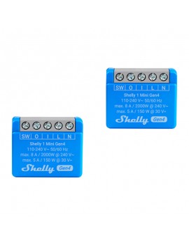 Set of 2 Controller Shelly 1 Mini Gen4 Zigbee/Matter