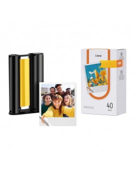 Amber 3x3 Square Sticky Photo paper 40 sheets & 1