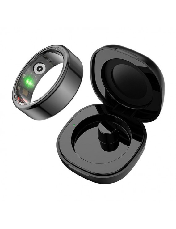 COLMI R02 Smart Ring Size 10 19.8mm (Black) + Charging Case