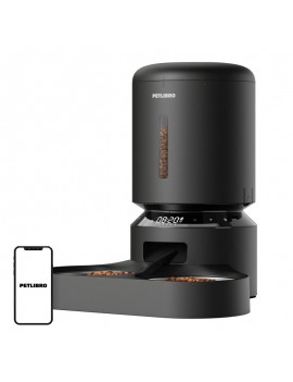 PETLIBRO Granary 5L Pet Food Dispenser with Double Bowl (Black)