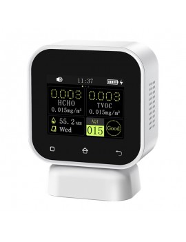 FNIRSI 4-IN-1 Indoor Air Quality Monitor Touchscreen Formaldehyde Detector SFD-02