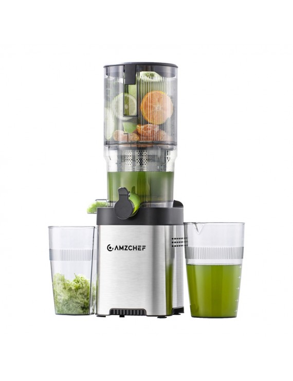 Slow Juicer  AMZCHEF CE-ZM1902B-SV